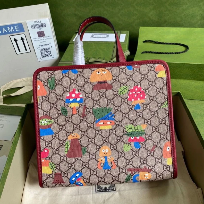 Replica bags W27.9cm x Gucci Woodland Tote Bag