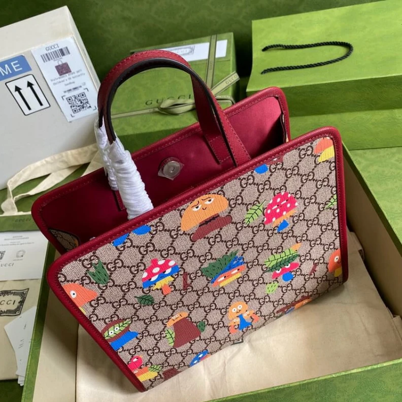Replica bags W27.9cm x Gucci Woodland Tote Bag