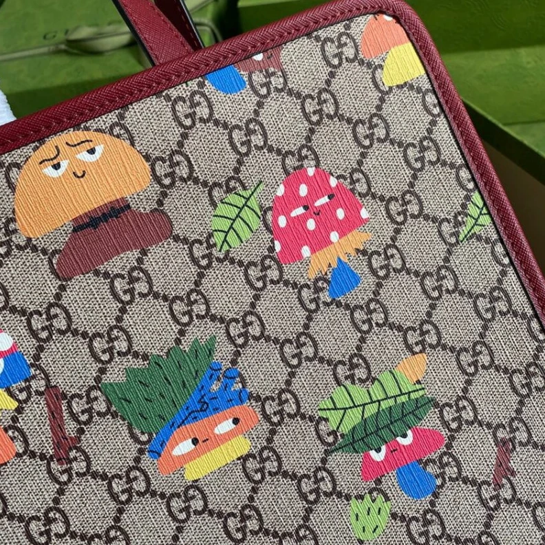 Replica bags W27.9cm x Gucci Woodland Tote Bag