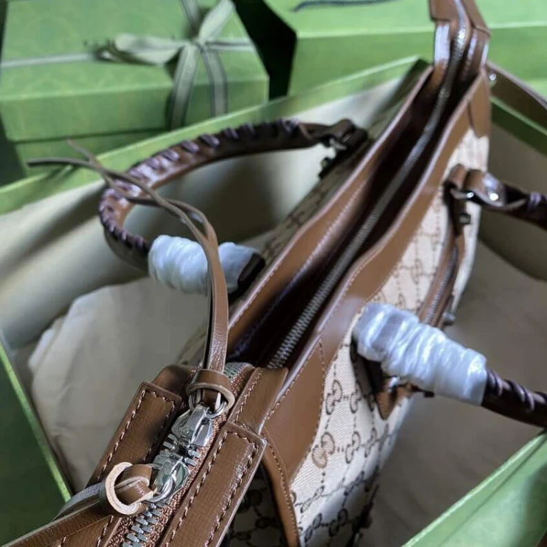 Replica bags Gucci x Balenciaga GG Canvas City Bag 30cm