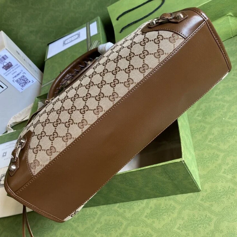 Replica bags Gucci x Balenciaga GG Canvas City Bag 38cm