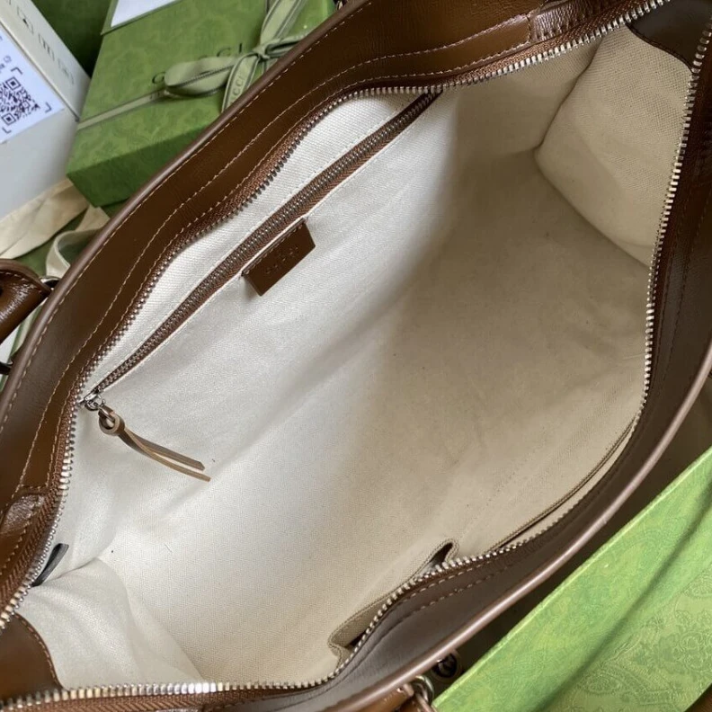 Replica bags Gucci x Balenciaga GG Canvas City Bag 38cm