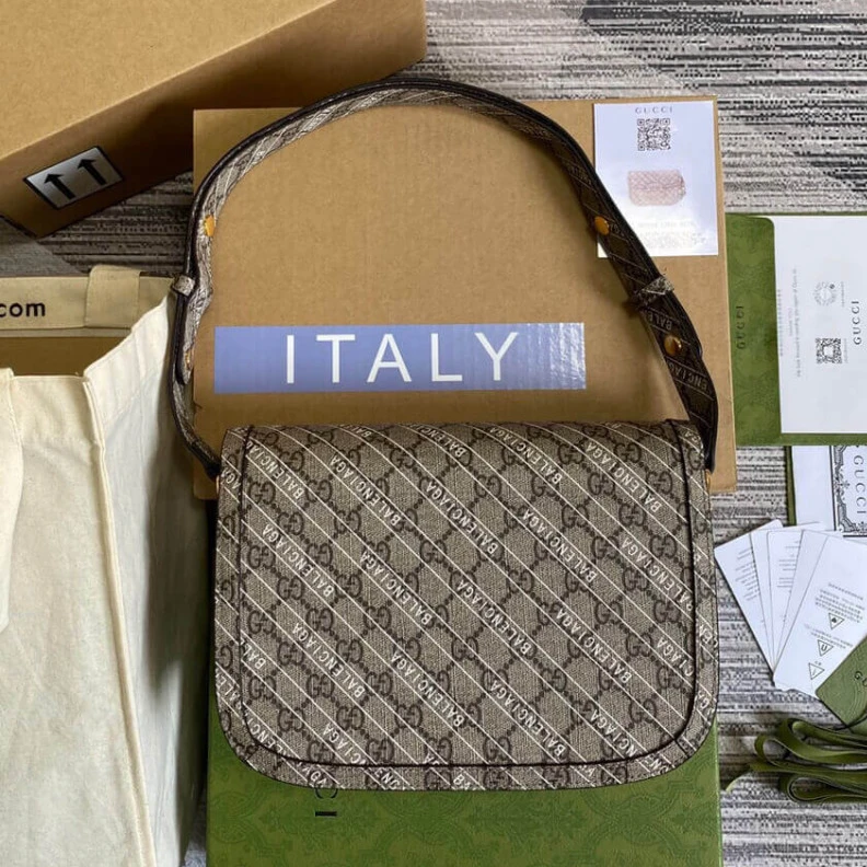 Kitlife Half Hors Gucci x Balenciaga Horsebit 1955 Shoulder Bag