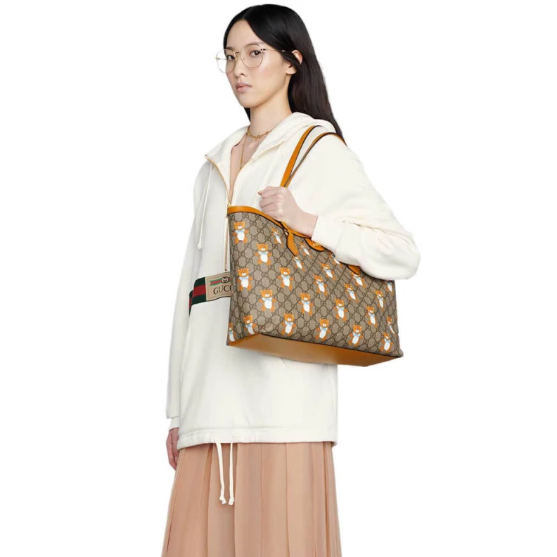 Kitlife ru Kpop singe KAI x Gucci Ophidia Medium Tote