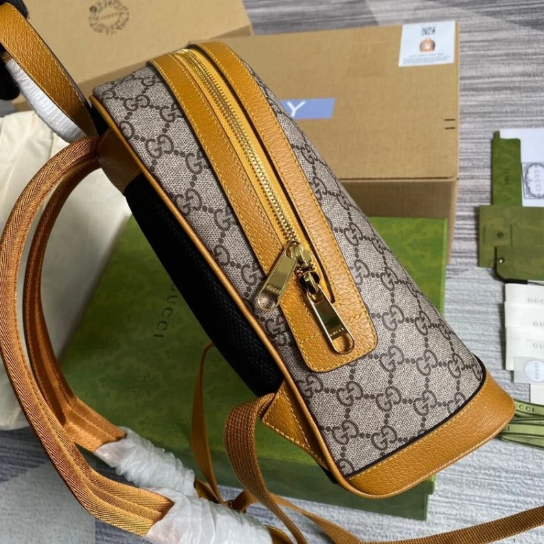 Louis vuitton locations Double G KAI x Gucci Teddy Bear Print Backpack