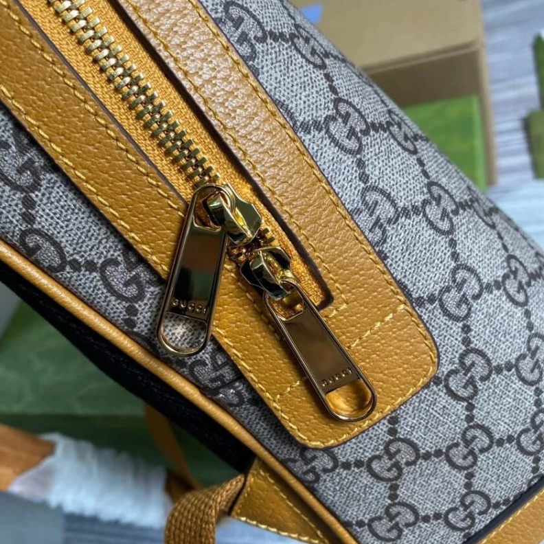 Louis vuitton locations Double G KAI x Gucci Teddy Bear Print Backpack