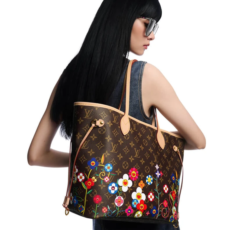 Replica bag LV x TM Neverfull MM
