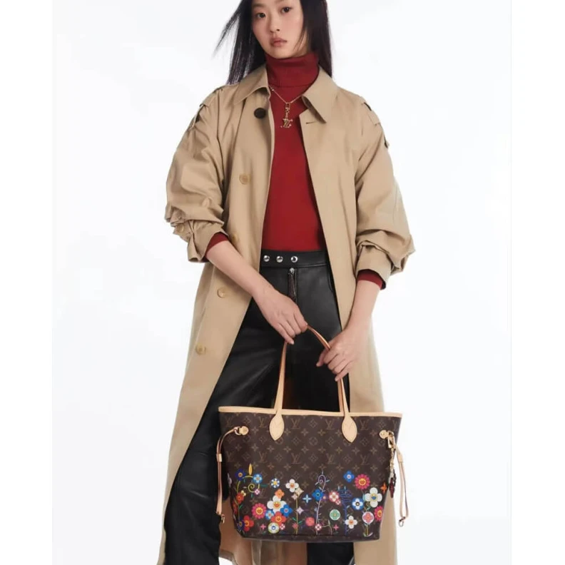 Replica bag LV x TM Neverfull MM