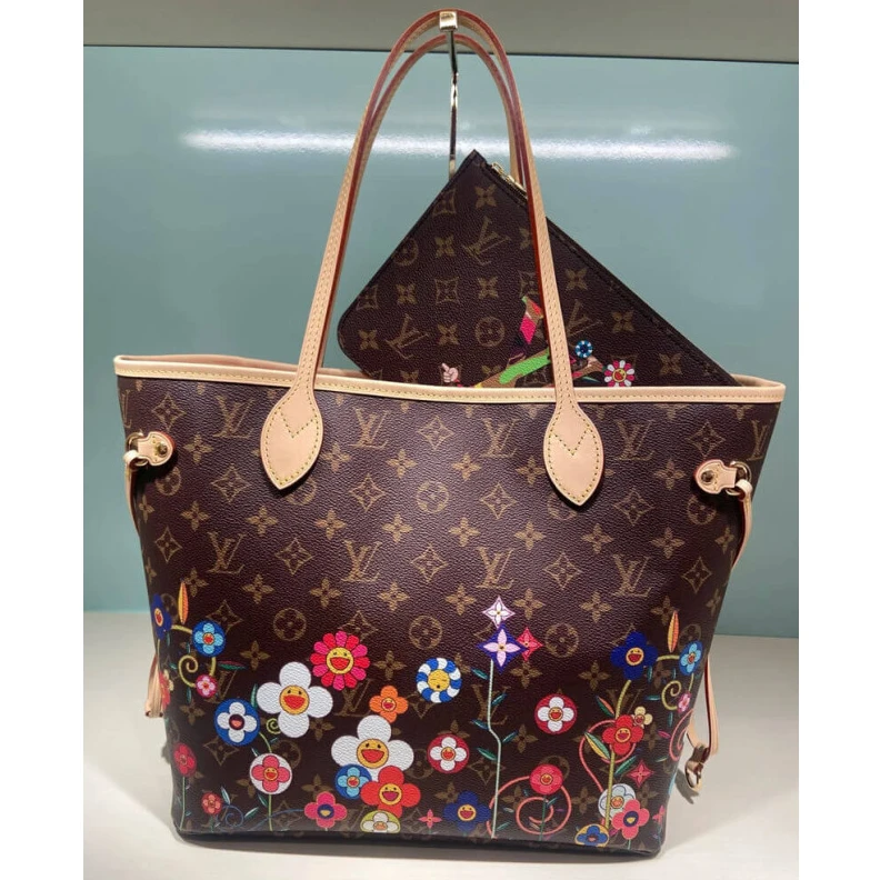 Replica bag LV x TM Neverfull MM