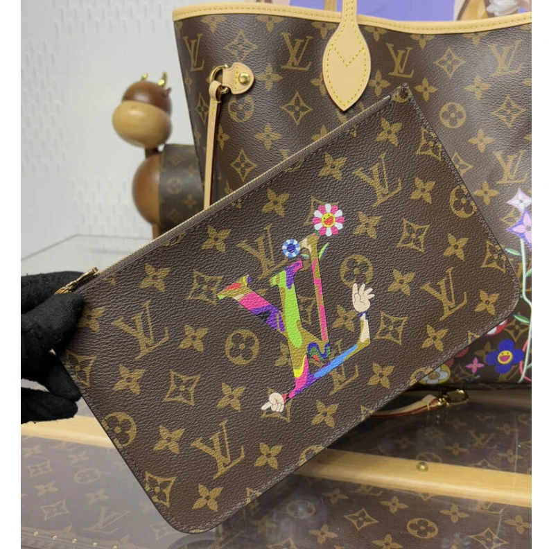 Replica bag LV x TM Neverfull MM