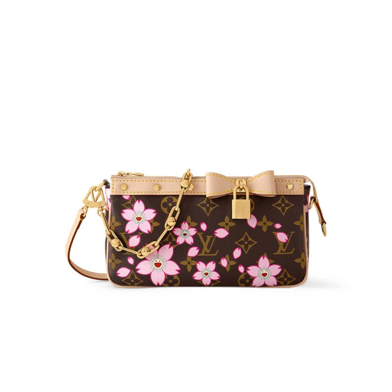 LV x TM Pochette Accessoires Cherry Blossom