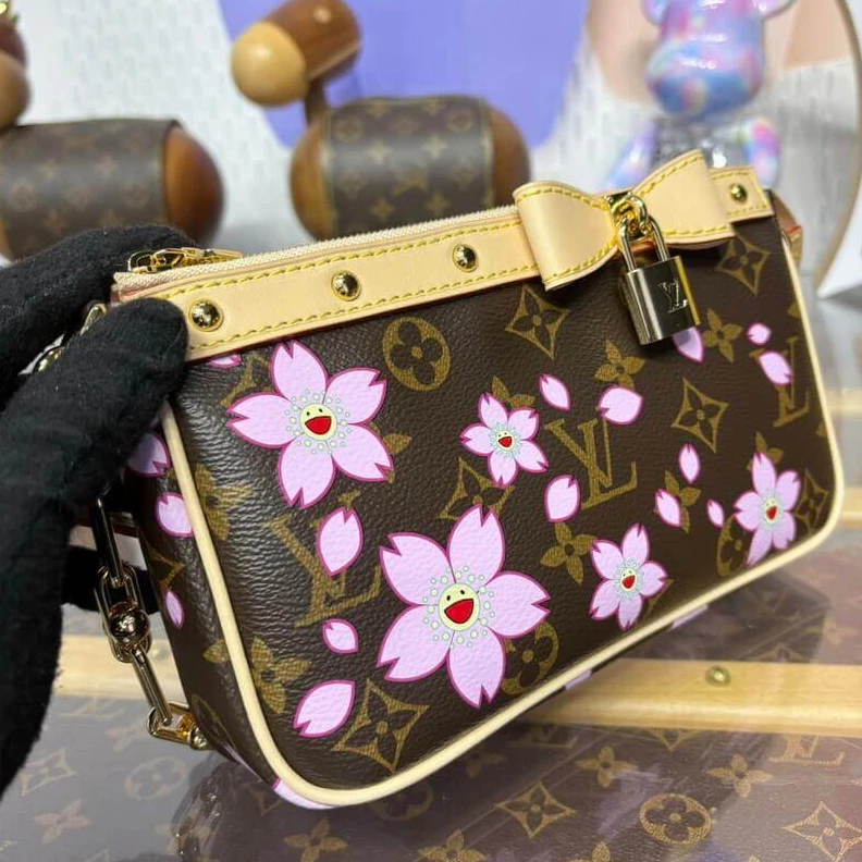 Replica bag LV x TM Pochette Accessoires Cherry Blossom