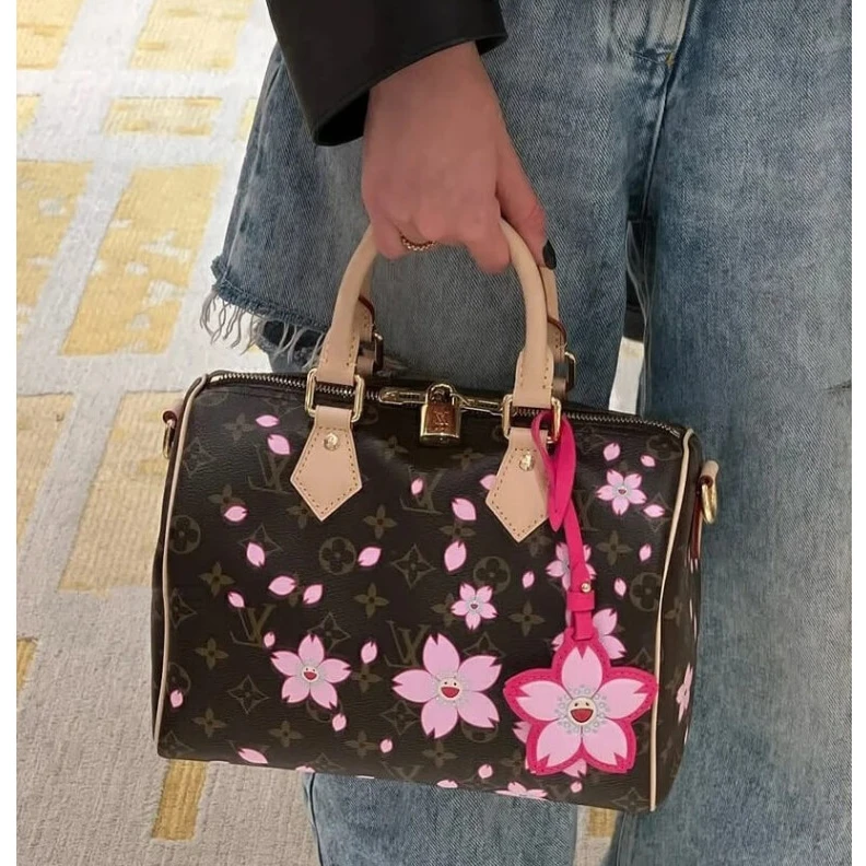 Mythick LV x TM Speedy Bandoulière 25 Cherry Blossom