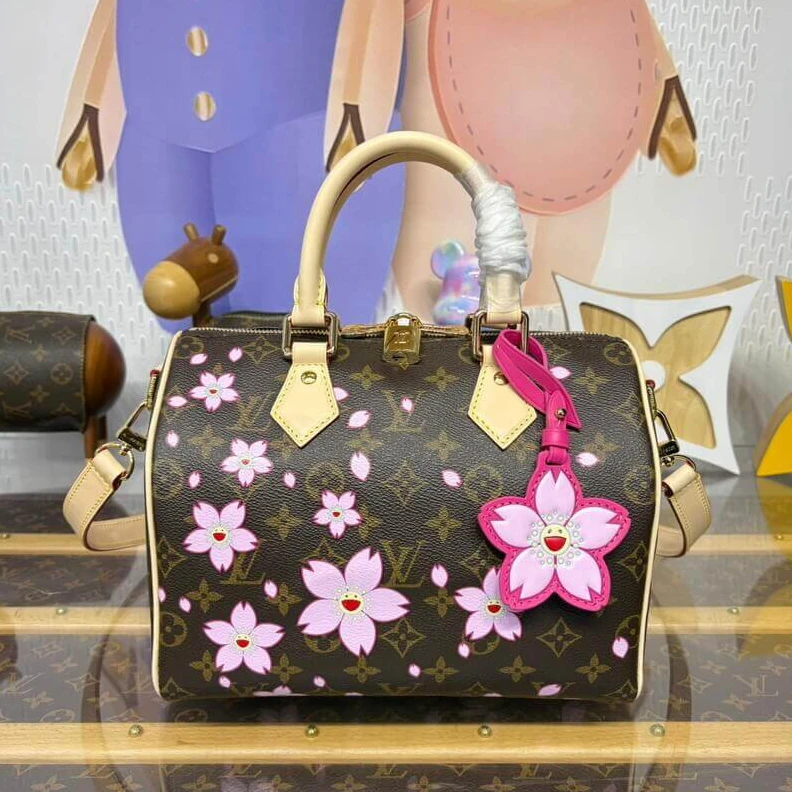 Mythick LV x TM Speedy Bandoulière 25 Cherry Blossom