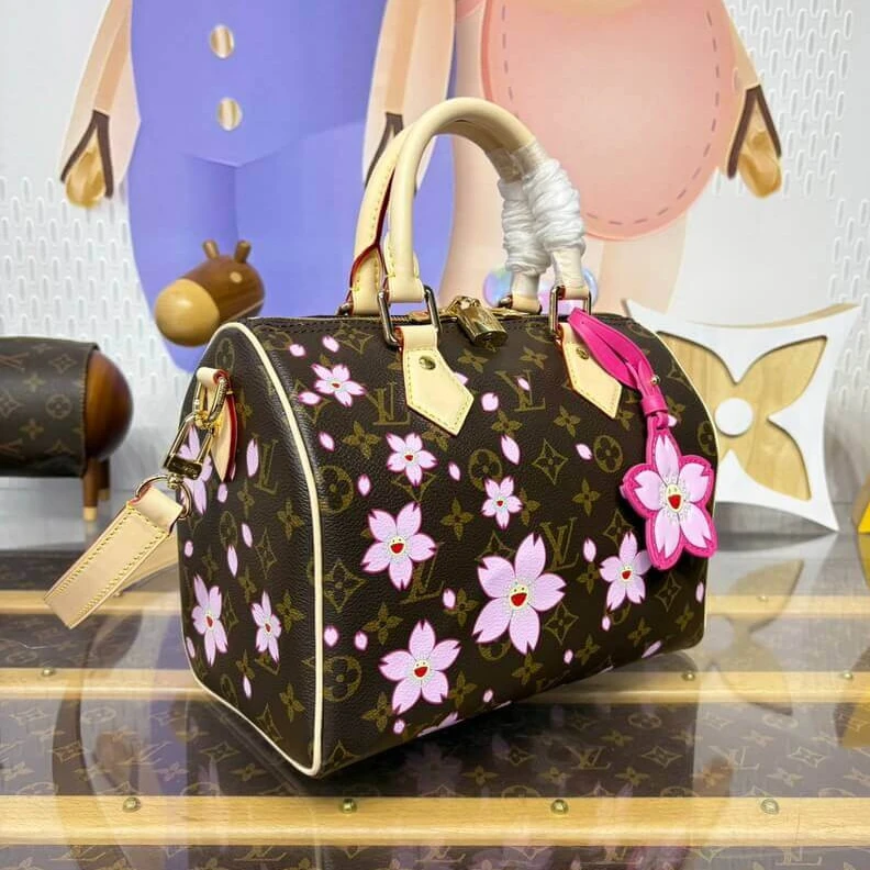 Mythick LV x TM Speedy Bandoulière 25 Cherry Blossom