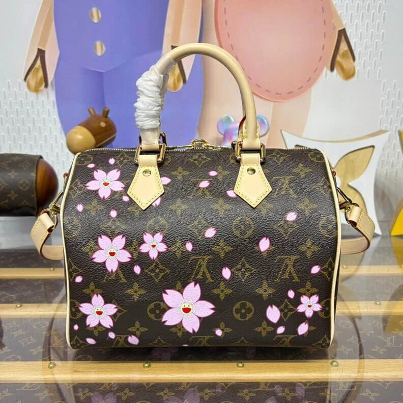 Mythick LV x TM Speedy Bandoulière 25 Cherry Blossom