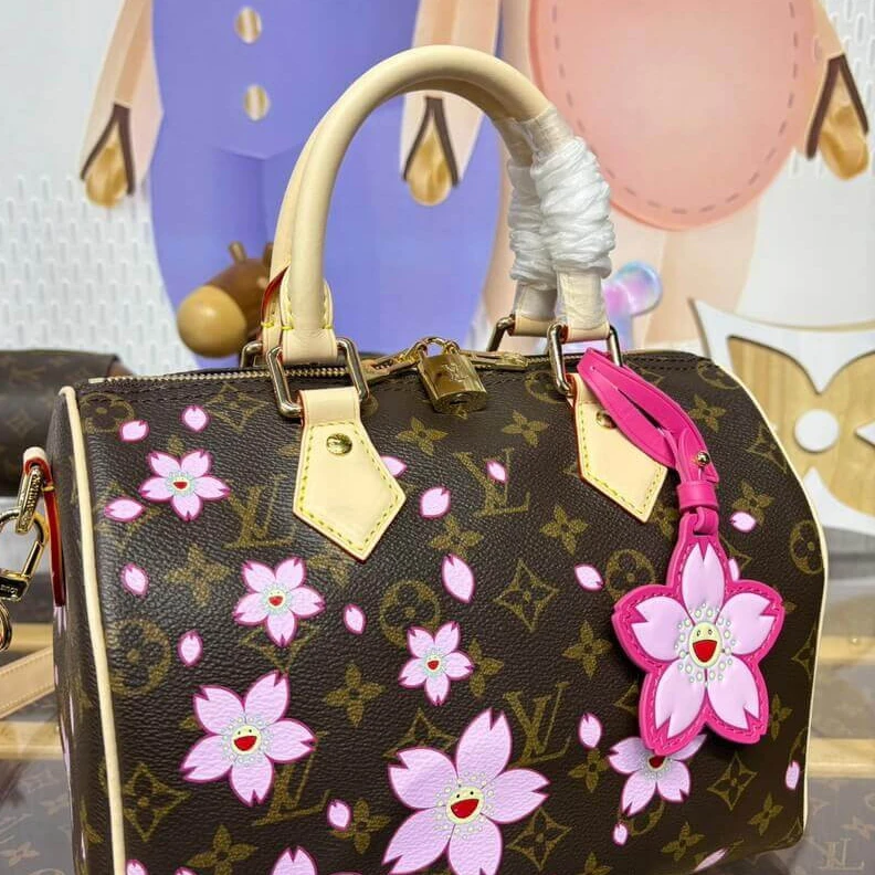 Mythick LV x TM Speedy Bandoulière 25 Cherry Blossom