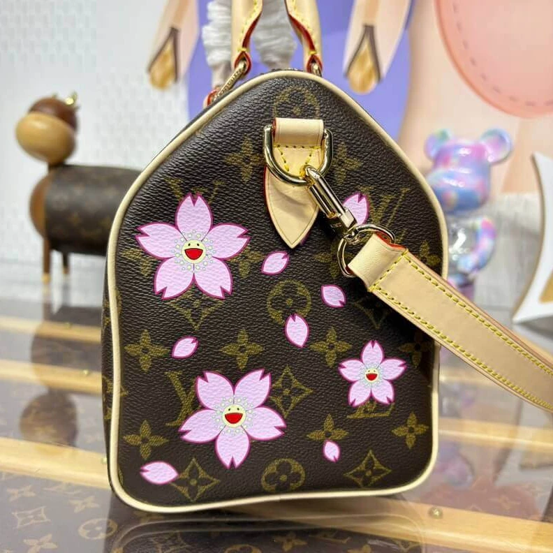 Mythick LV x TM Speedy Bandoulière 25 Cherry Blossom