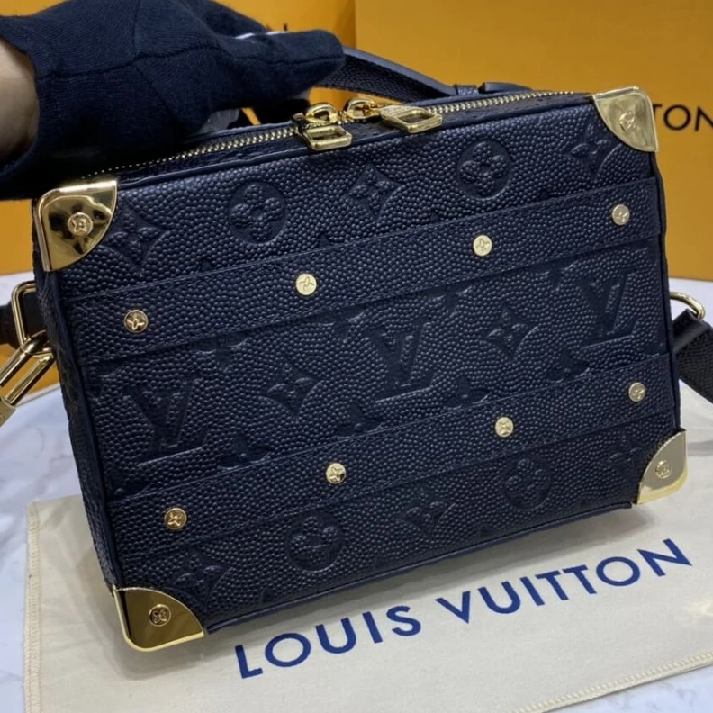 Mythick ru Handle: S LVxNBA Grain leather Handle Trunk