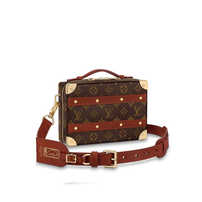 Inside fl LVxNBA Monogram Handle Trunk