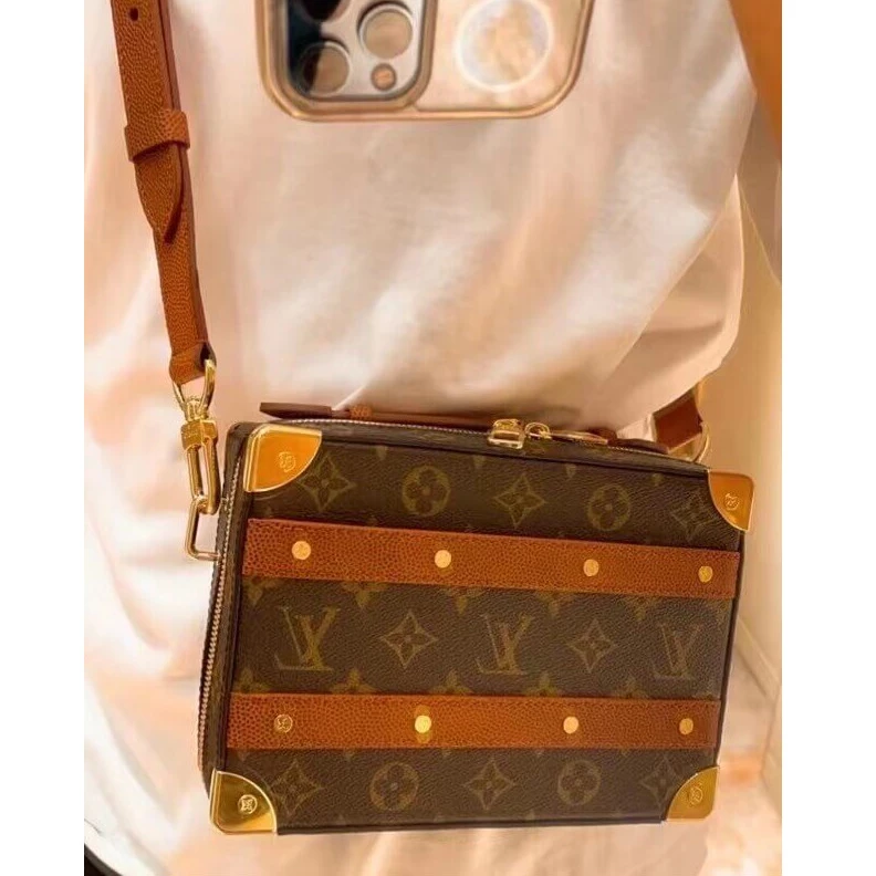 Replica bags Inside fl LVxNBA Monogram Handle Trunk