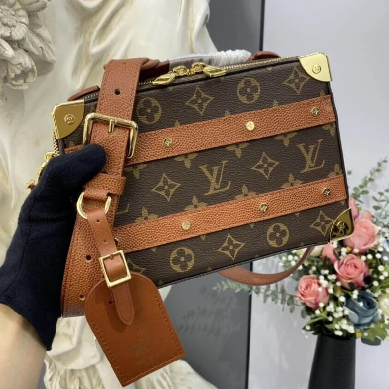 Replica bags Inside fl LVxNBA Monogram Handle Trunk