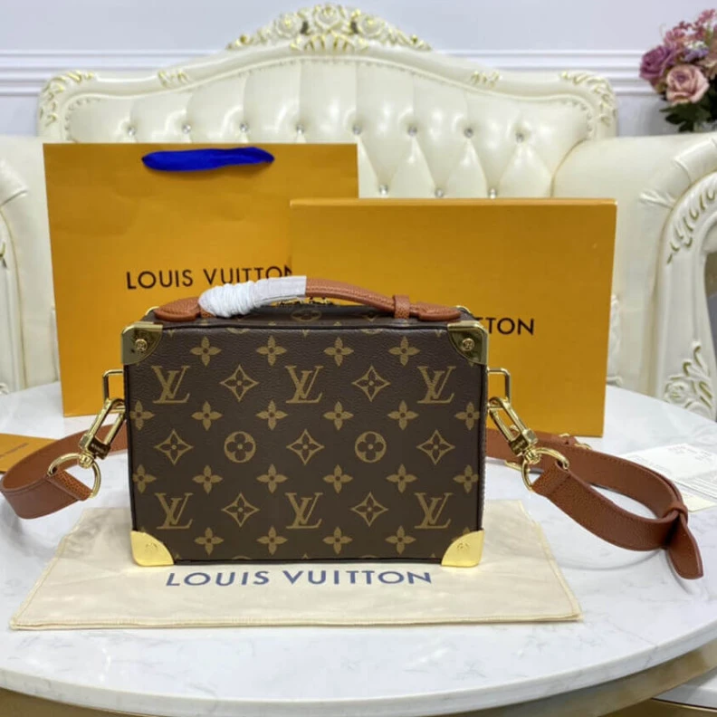 Replica bags Inside fl LVxNBA Monogram Handle Trunk