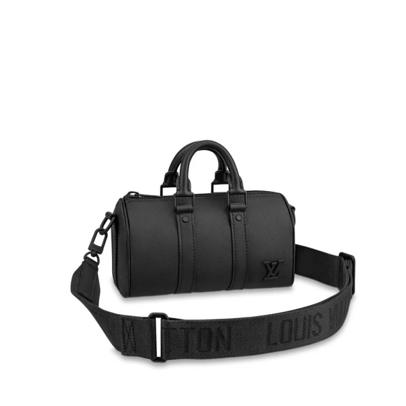 Ferrous m Louis Vuitton Aerogram Leather Keepall XS Black