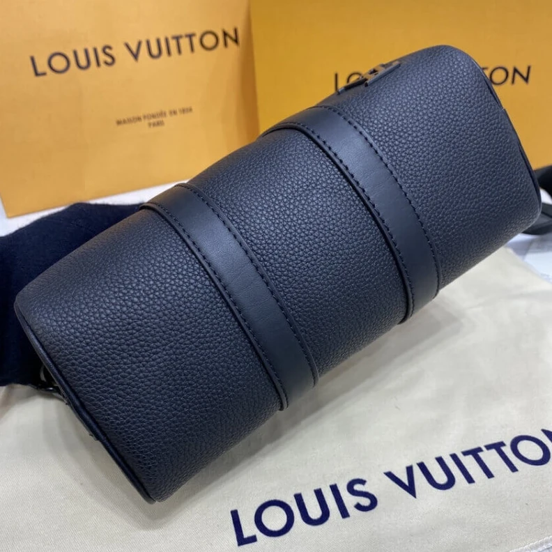 Lv belts replica Ferrous m Louis Vuitton Aerogram Leather Keepall XS Black