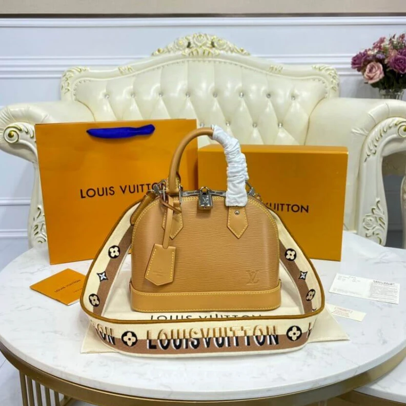 Lv belts replica Padlock Louis Vuitton Alma BB Honey Gold