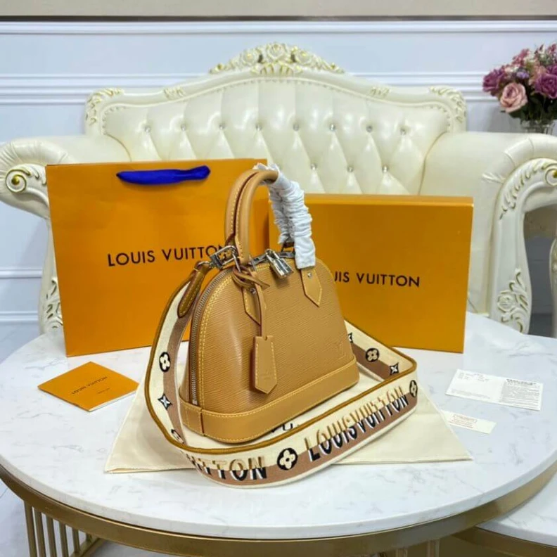 Lv belts replica Padlock Louis Vuitton Alma BB Honey Gold