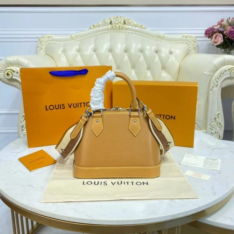 Lv belts replica Padlock Louis Vuitton Alma BB Honey Gold