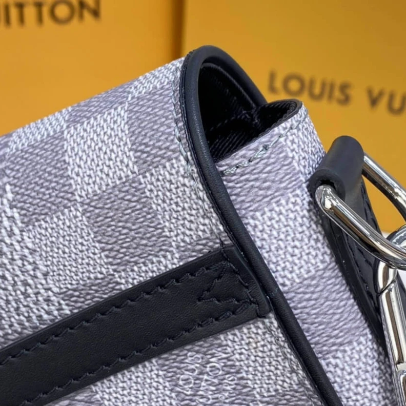 Replica bags lv Silvercol Louis Vuitton Antarctica Damier Graphite Studio Messenger