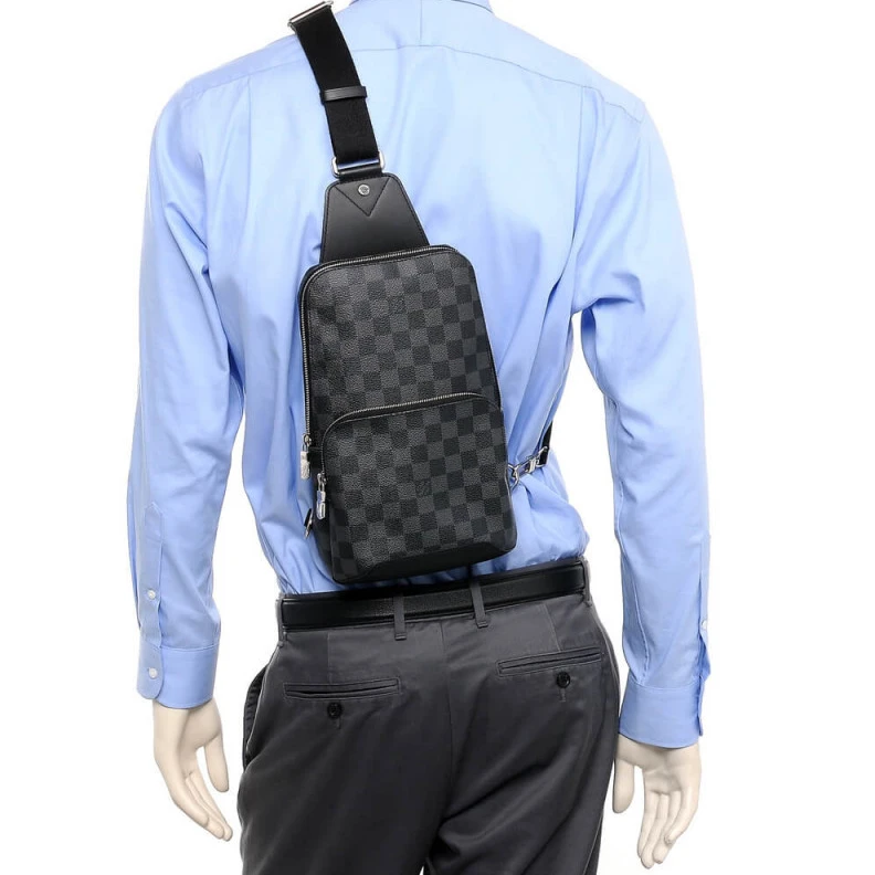 Mythick 2 inside Louis Vuitton Avenue Sling Bag