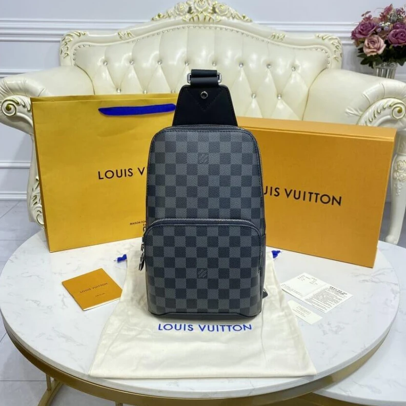 Mythick 2 inside Louis Vuitton Avenue Sling Bag