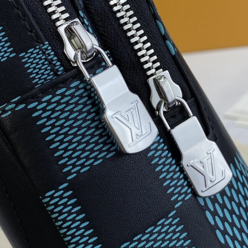 Lv belts replica 2 inside Louis Vuitton Avenue Slingbag Aqua Green
