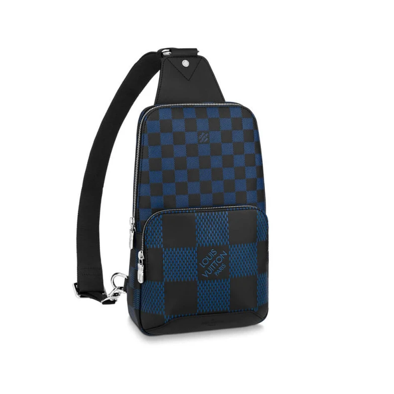 20 x 31 x Louis Vuitton Avenue Slingbag Navy Blue
