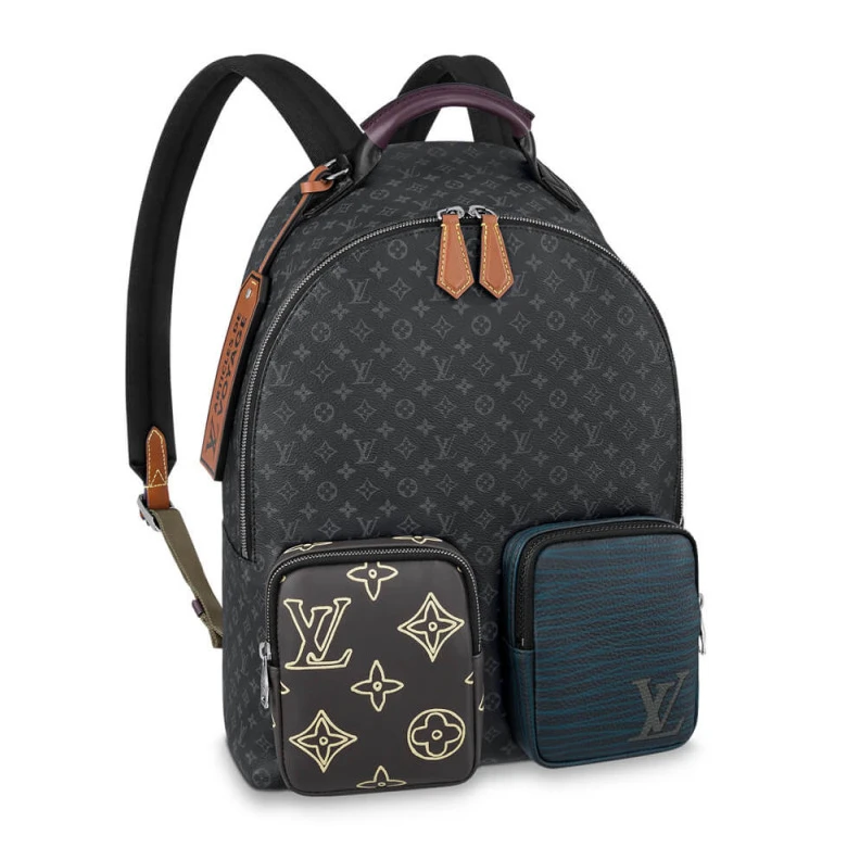 2 zipped Louis Vuitton Backpack Multipocket