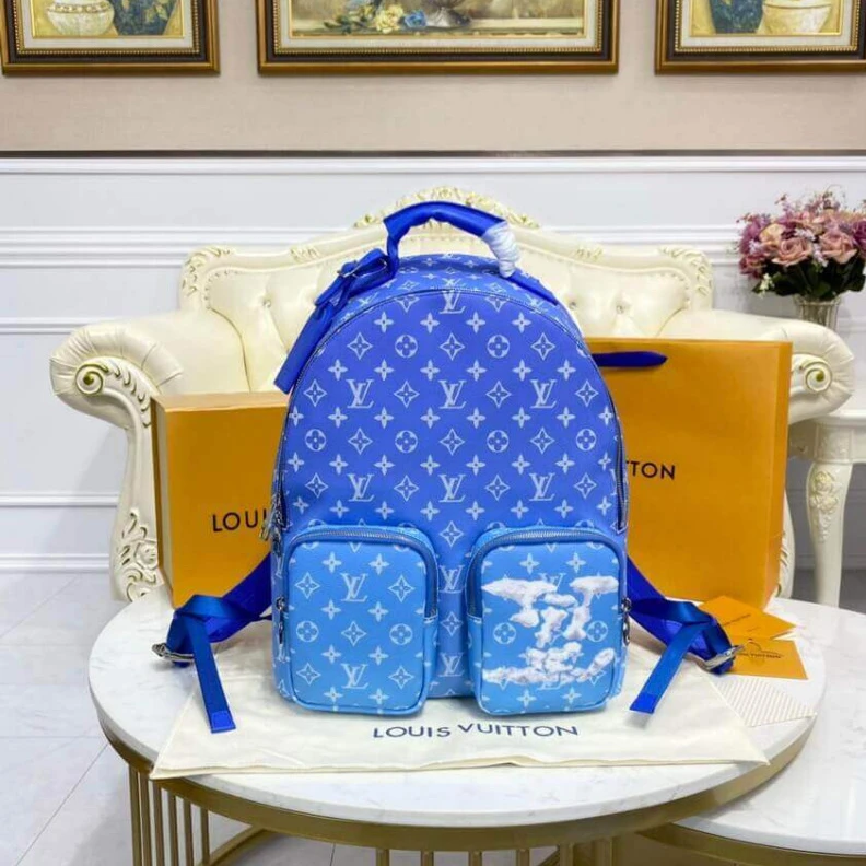 Adjustabl Louis Vuitton Backpack Multipocket
