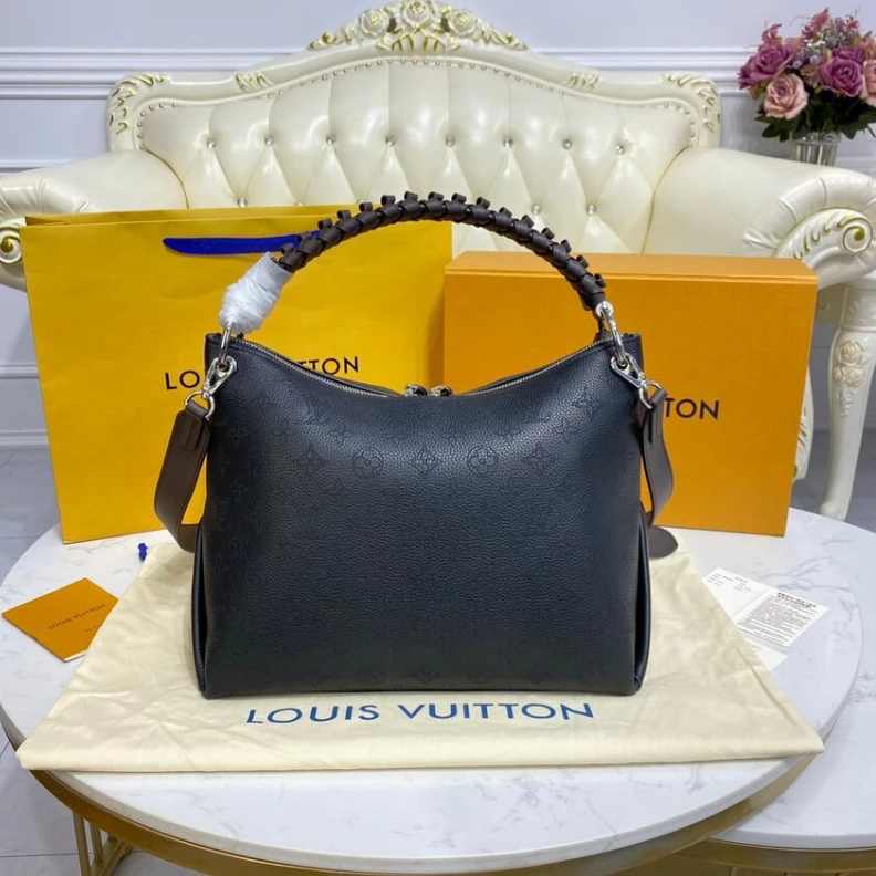 Lv belts replica Strap Dro Louis Vuitton Beaubourg Hobo MM Black