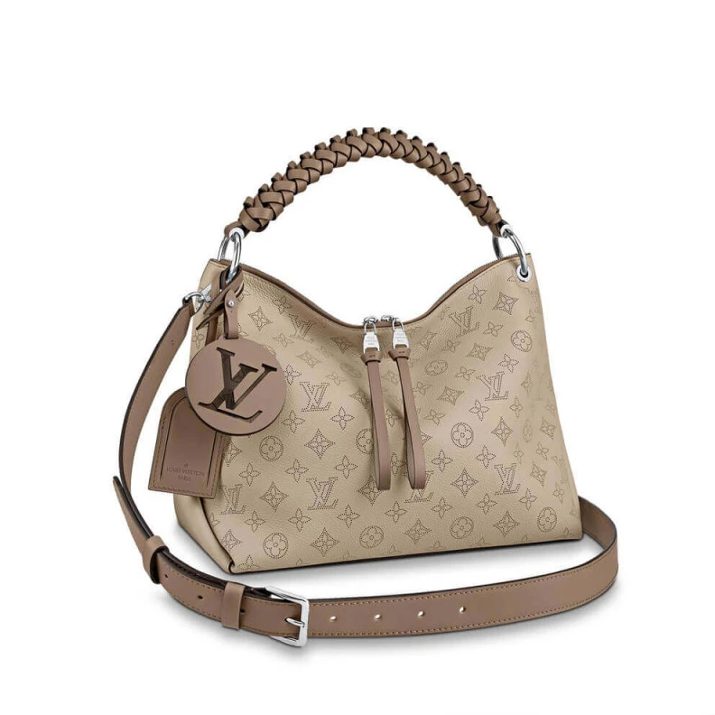 Strap: Re Louis Vuitton Beaubourg Hobo MM Galet Gray