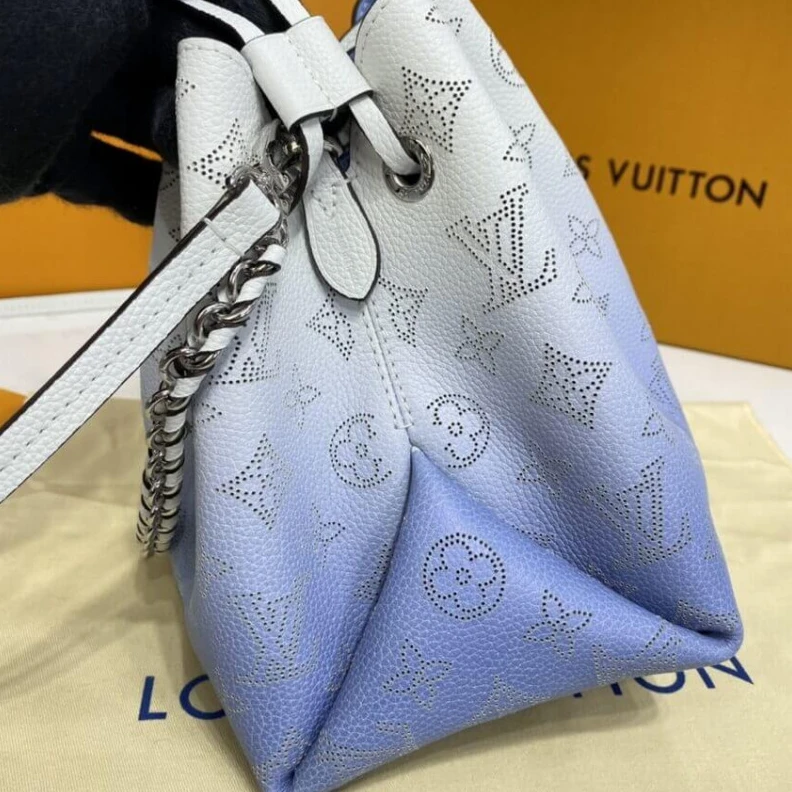 Replica bags lv Leather d Louis Vuitton Bella Gradient Blue