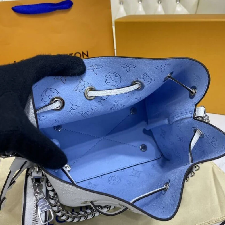 Replica bags lv Leather d Louis Vuitton Bella Gradient Blue