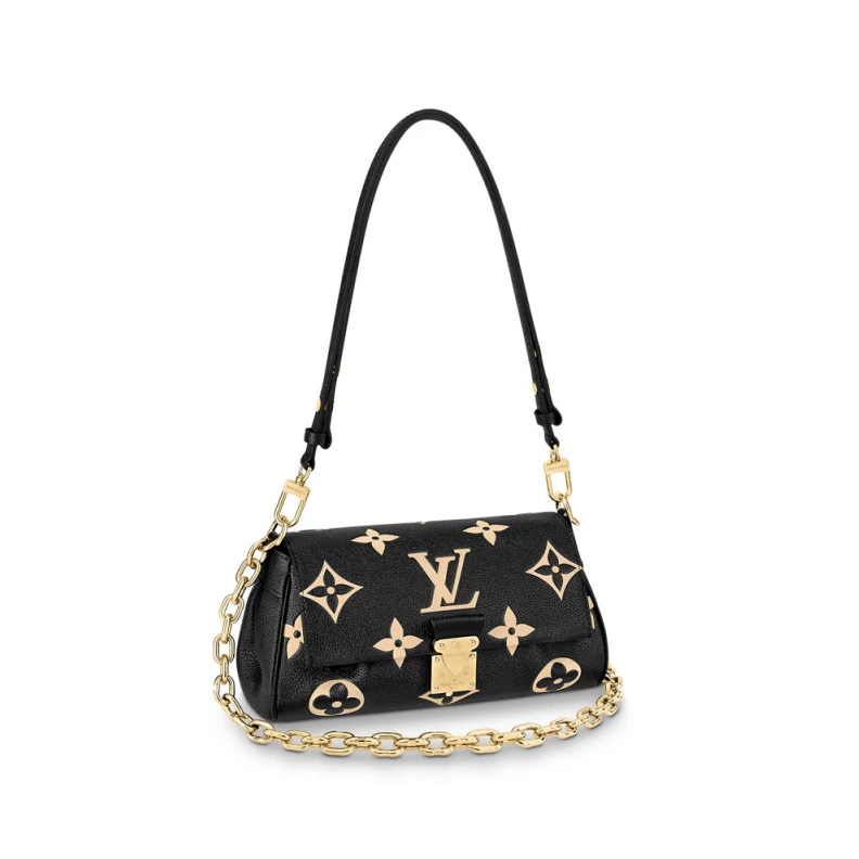 Chain dro Louis Vuitton Bicolor Monogram Empreinte Leather Favorite Bag