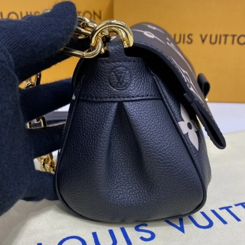 Top lv Chain dro Louis Vuitton Bicolor Monogram Empreinte Leather Favorite Bag
