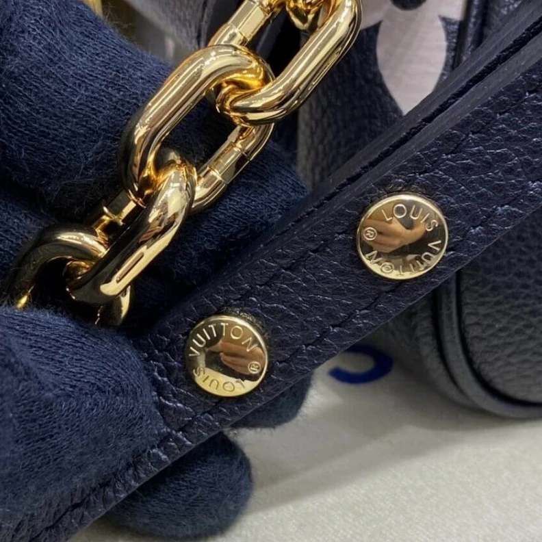 Top lv Chain dro Louis Vuitton Bicolor Monogram Empreinte Leather Favorite Bag
