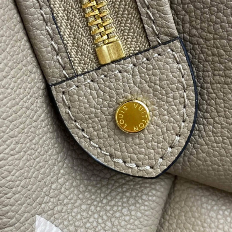 Replica bags Padlock Louis Vuitton Bicolor Monogram Empreinte Leather Petit Palais Tourterelle Creme