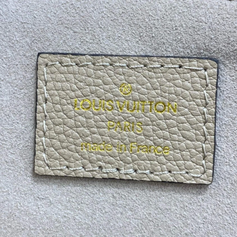 Replica bags Padlock Louis Vuitton Bicolor Monogram Empreinte Leather Petit Palais Tourterelle Creme