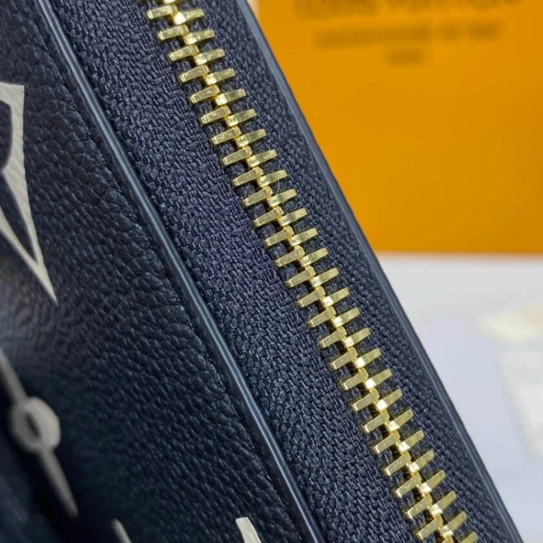 Mythick.ru Zipped co Louis Vuitton Bicolor Monogram Empreinte Leather Zippy Wallet Black   Beige