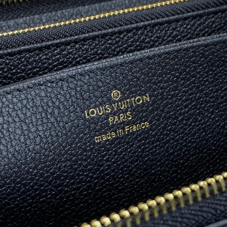 Mythick.ru Zipped co Louis Vuitton Bicolor Monogram Empreinte Leather Zippy Wallet Black   Beige